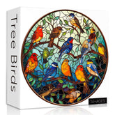Puzzle puzzle per uccelli in vetro colorato 1000 pezzi